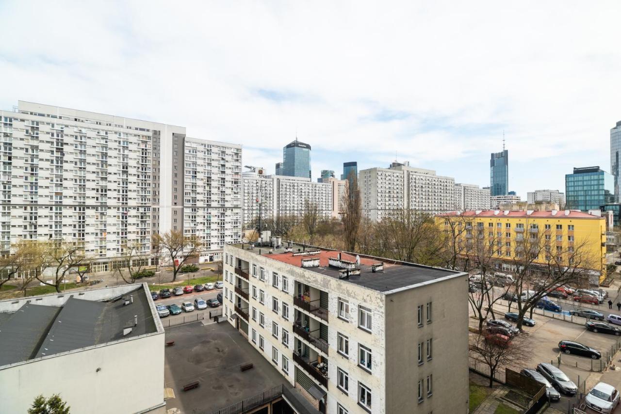 Chlodna Sky Blue Aparament Varşova Dış mekan fotoğraf